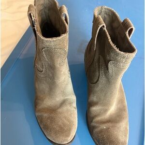 Lucky brand suede booties